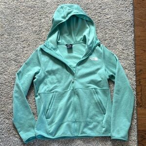 The North Face Women's Mint Green Zip Up Jacket